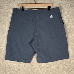 Adidas Men's 38 Athletic Performance Golf Shorts‎ Blue 360 8" Inseam